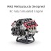 MAD V8 Toy Engine Model  Building DIY Kit  Super Charger assembly effect