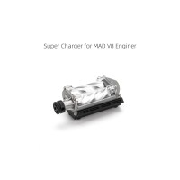 MAD V8 Toy Engine Model  Building DIY Kit  Super Charger assembly effect