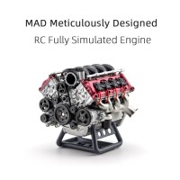 MAD V8 Toy Engine Model  Building DIY Kit  Internal  Hobby For Adults New